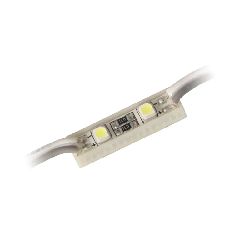 

100X hotsales led module 3528 2LEDs module lamp Cool white (6000-6500K) waterproof IP65 DC12V free shipping