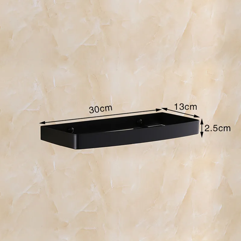 Бесплатная доставка роскошная одноуровневая и Двухуровневая полка черного