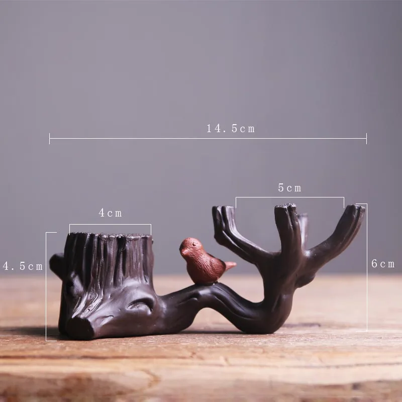 Оригинальный Бутик Исин фиолетовая глина дерево пень чай домашний питомец