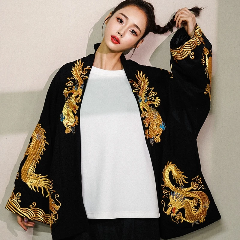 Кимоно женское в стиле Харадзюку юката модная уличная одежда geisha для косплея