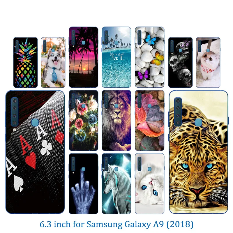 Чехол для Samsung Galaxy A9 (2018) A9s чехол телефона мягкий силиконовый тонкий из ТПУ с