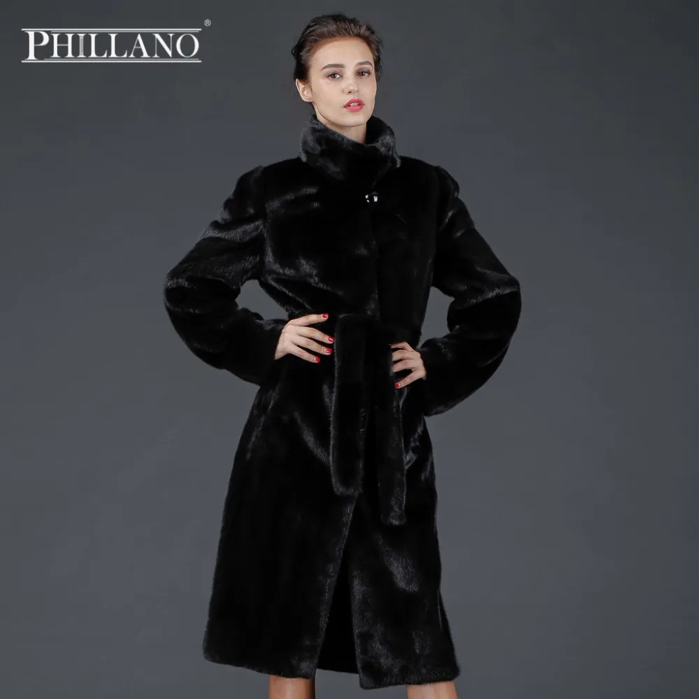 Продажа PHILLANO 2016 Зима Шубы Из Натурального Меха Норки Скандинавия Дания Зимнее