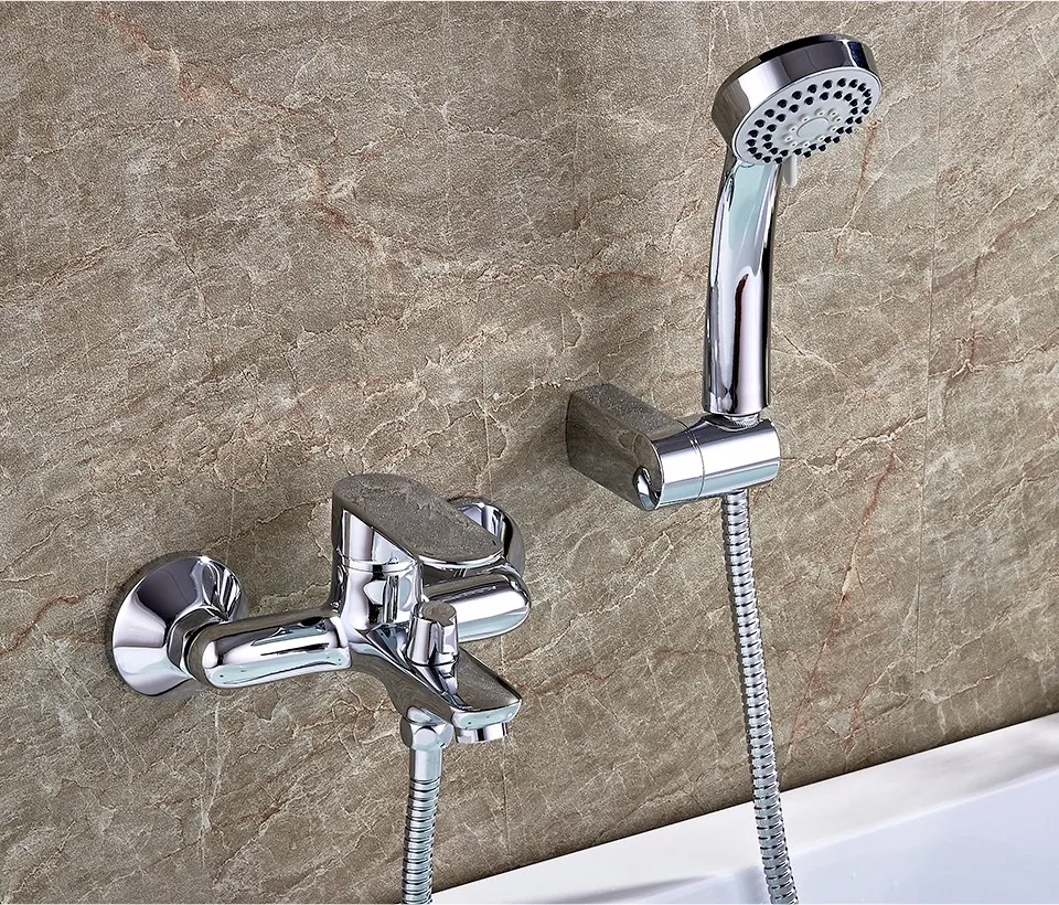 LEDEME Смеситель для ванны с коротким изливом латунь Цвет: хром L3010