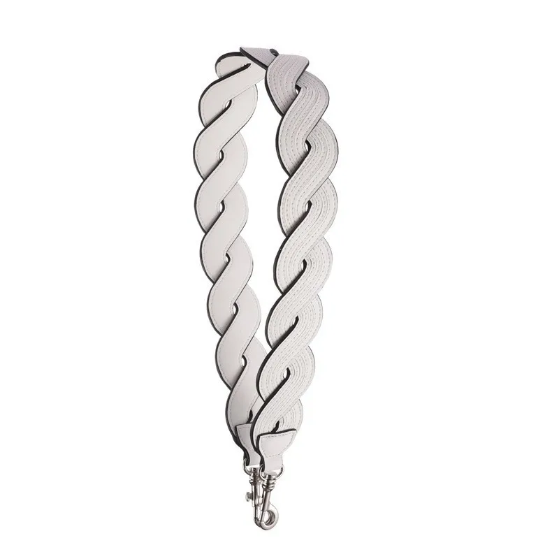 White Silver buckle Сумка из натуральной кожи, аксессуары, сумка, наплечный ремень, наплечная женская сумка, пояс, цвет, этнический Ветер, длинный плечевой ремень - Цвет: White Silver buckle