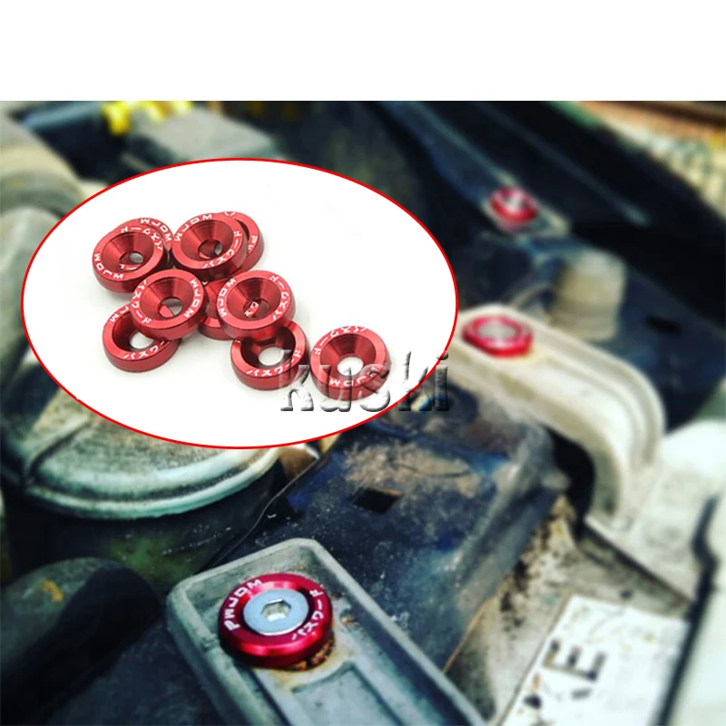 10X винтовые прокладки для автомобильной модификации Стайлинг Audi A3 A4 B6 B8 B7 B5 A6 C5 C6 Q5