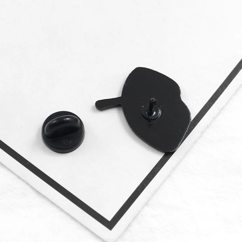 Круглый розовом и черном цвете привлекательные губ брошь 2 задать комбинацию