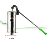 straight tube stainless steel pump well hand water distributor well water oil pump pressure pump max lift 10m height 23 5cm