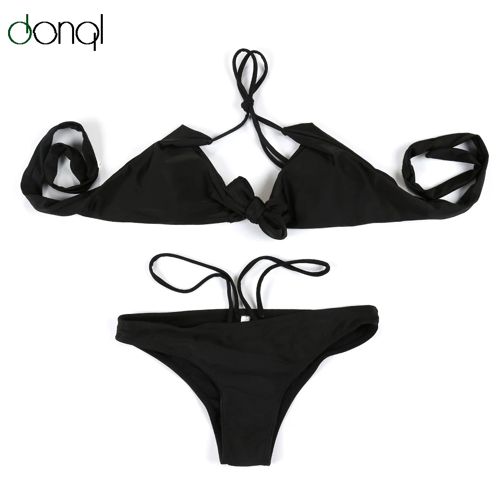 Donql 2017 пикантные пляжные Купальные костюмы Для женщин купальный костюм