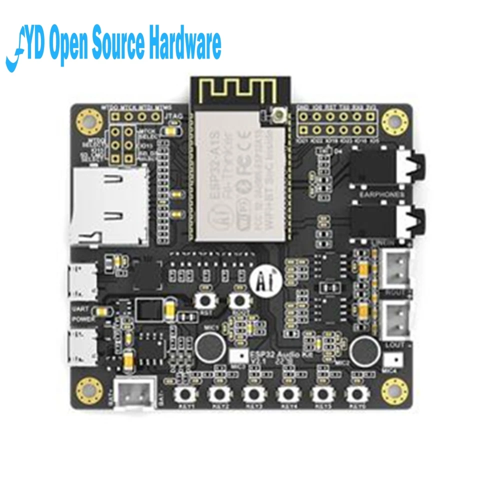 1 шт. WiFi + Bluetooth модуль ESP32 серийный к WiFi/ESP32 Aduio Kit аудио развитию|Интегральные схемы|