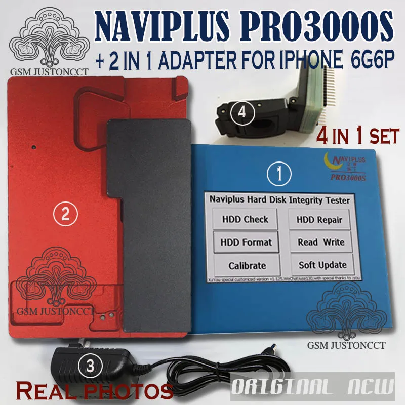 Naviplus Pro3000s NAND ремонтный инструмент модуль для вспышки без удаления адаптердля iphone
