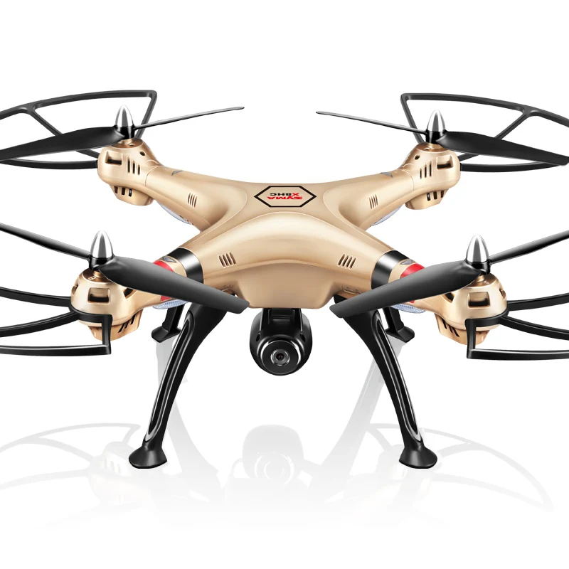 SYMA мигающий свет RC вертолет X8HC 2 4G 4CH Дроны с 0 МП HD камерой Квадрокоптер (SYMA X8C
