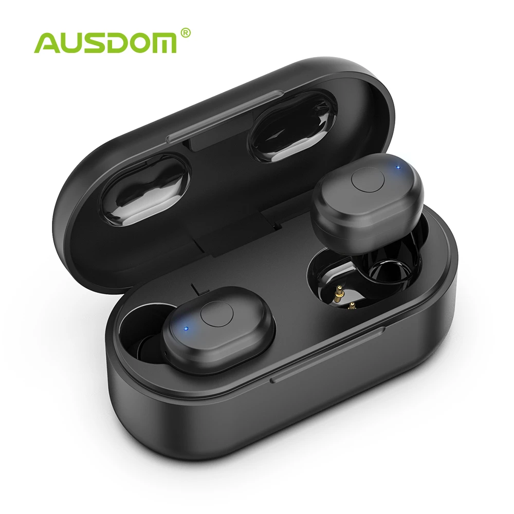 AUSDOM TW01 спортивные мини TWS Bluetooth наушники беспроводные Беспроводная гарнитура с