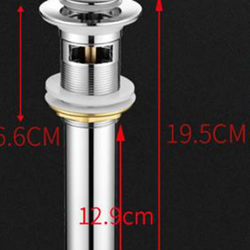 Кран сосуд Раковина Pop Up сливная пробка без перелива и Монтажное кольцо