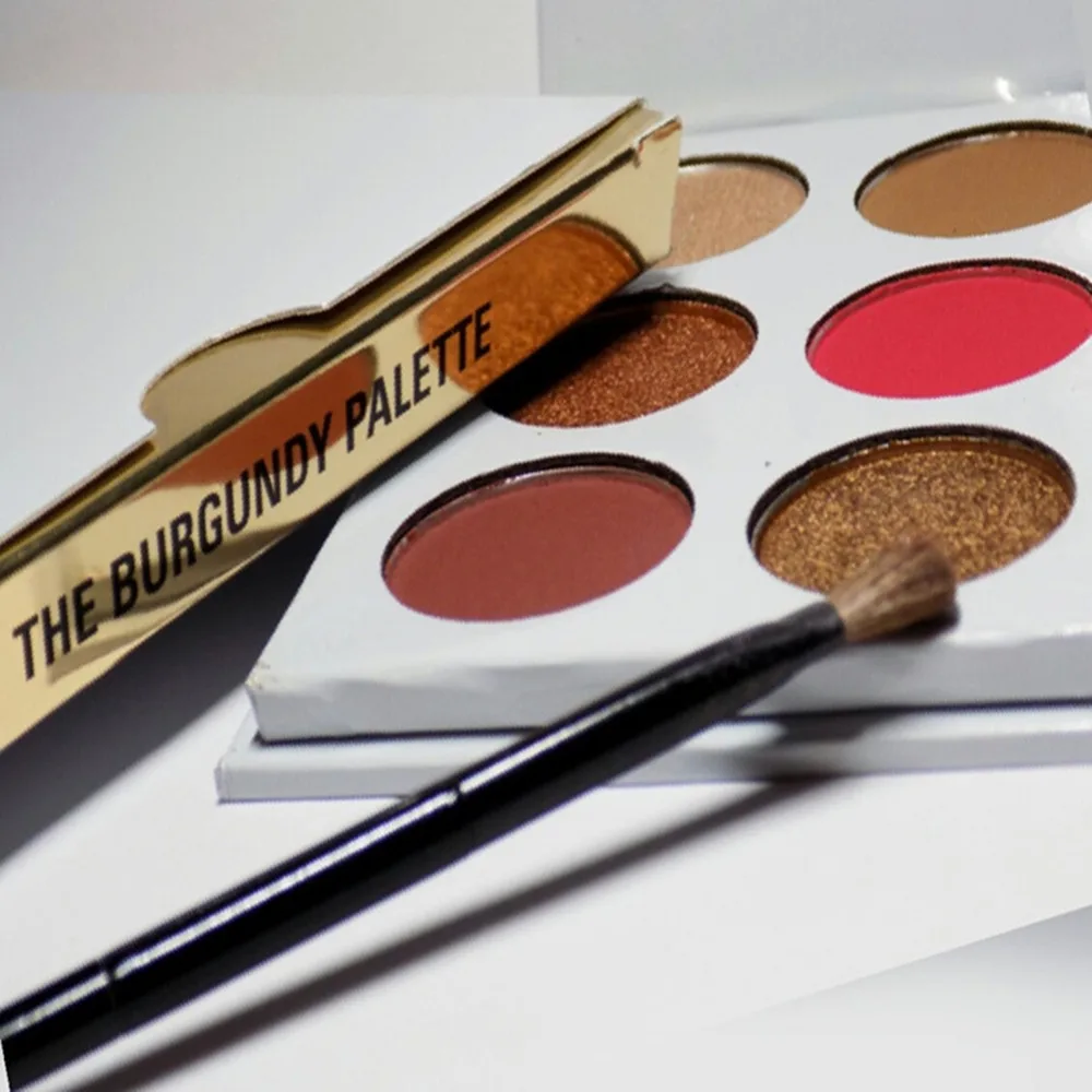 Новинка 2017 года макияж тени для глаз винных оттенков Палитра Косметика мерцающий