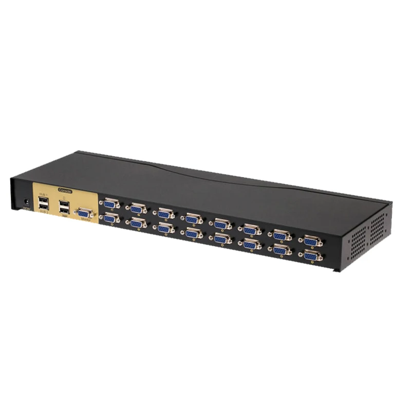 USB KVM переключатель 16 в 1 выход vga адаптер Подключение клавиатуры принтера мыши