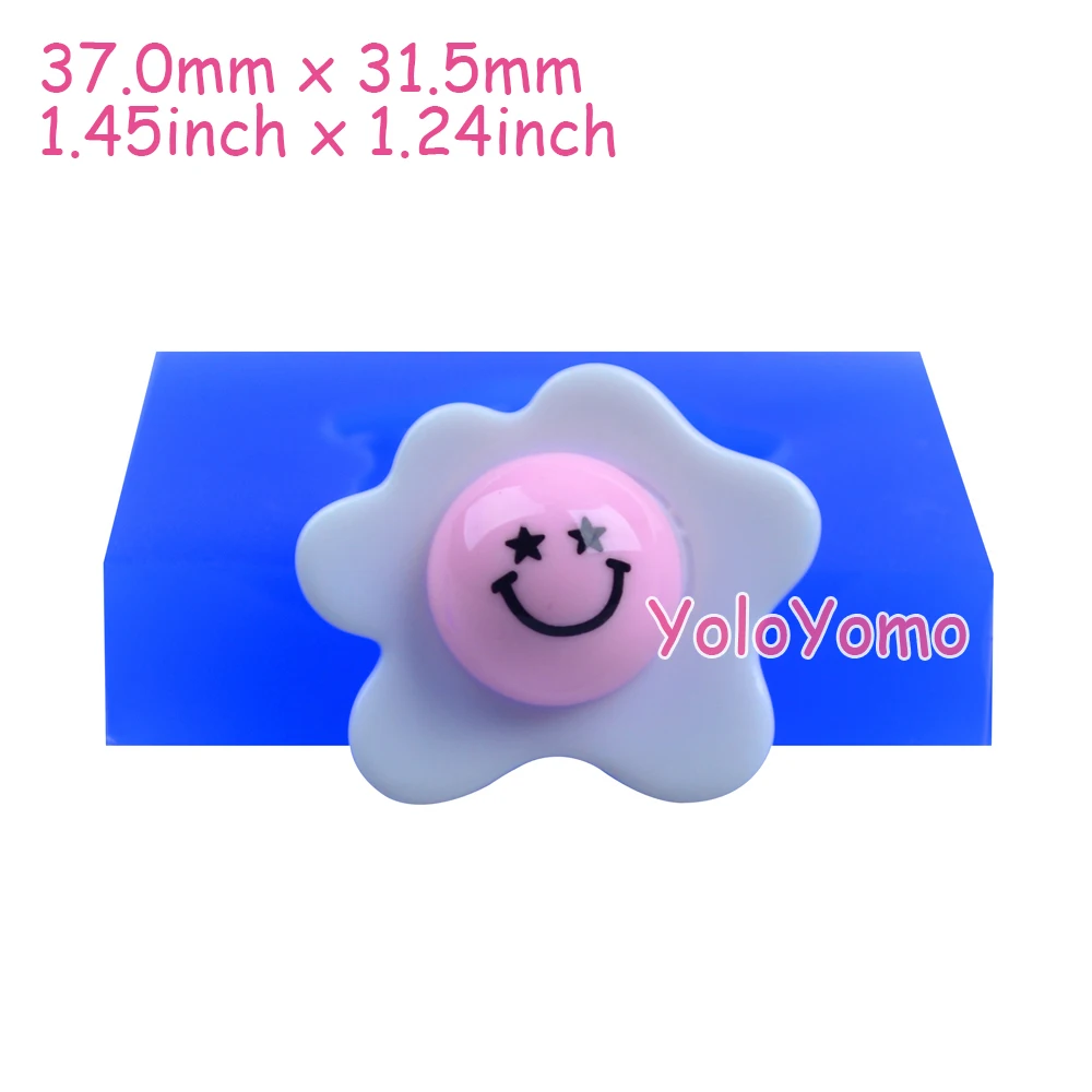 B239YL Pendant Silicone Mold for Jewelry Making Cabochon Pendant Charm Resin Key Ring Candy Chocolate Cake Decorating Tools