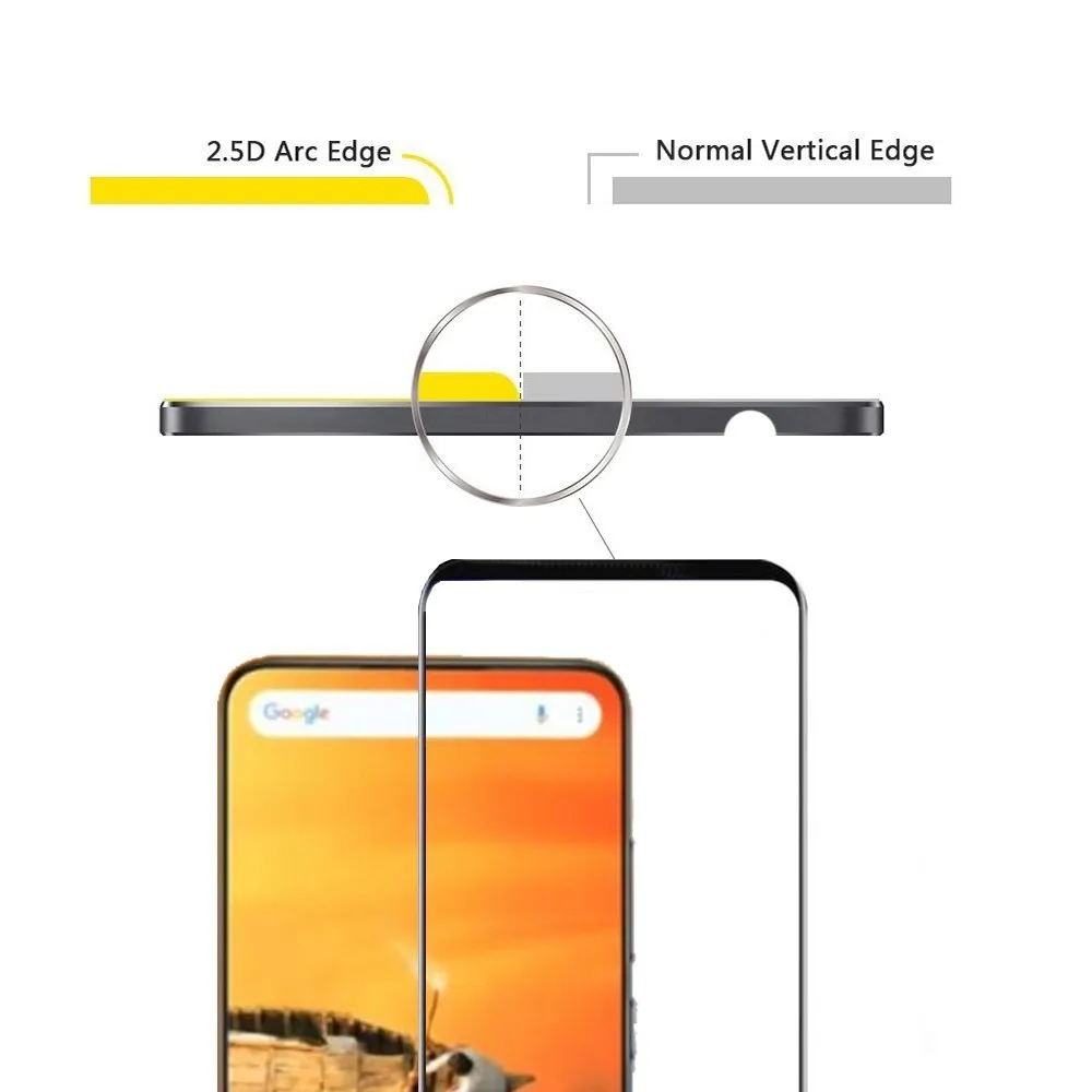 2.5D полное покрытие для Xiaomi Redmi K20 Pro защита экрана 9H 0 3 мм мобильный телефон