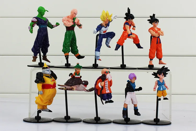 20 шт./партия аниме Dragon Ball Z Goku Gokou Gohan Roshi trunks Cell Веджета, Фриза Piccolo Pan ПВХ фигурка дракона