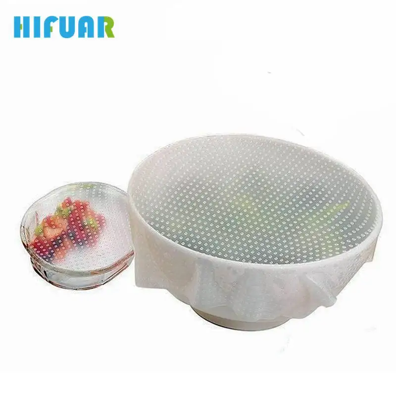 Hifuar 2 шт./компл. герметичный силиконовая прилипающая пленка свежий Еда крышка