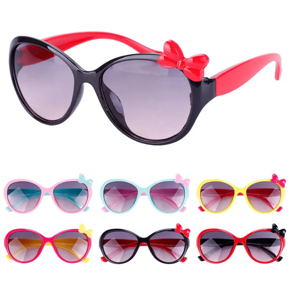 HitTime дети модные солнцезащитные очки принцессы милый ребенок Hello оптом высокое