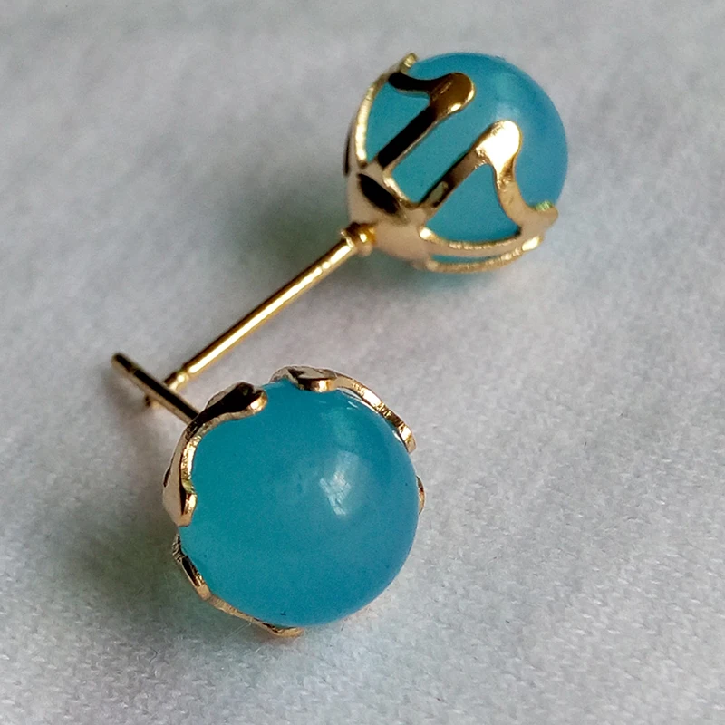 2018 новые модные женские круглые серьги гвоздики элегантные ювелирные изделия