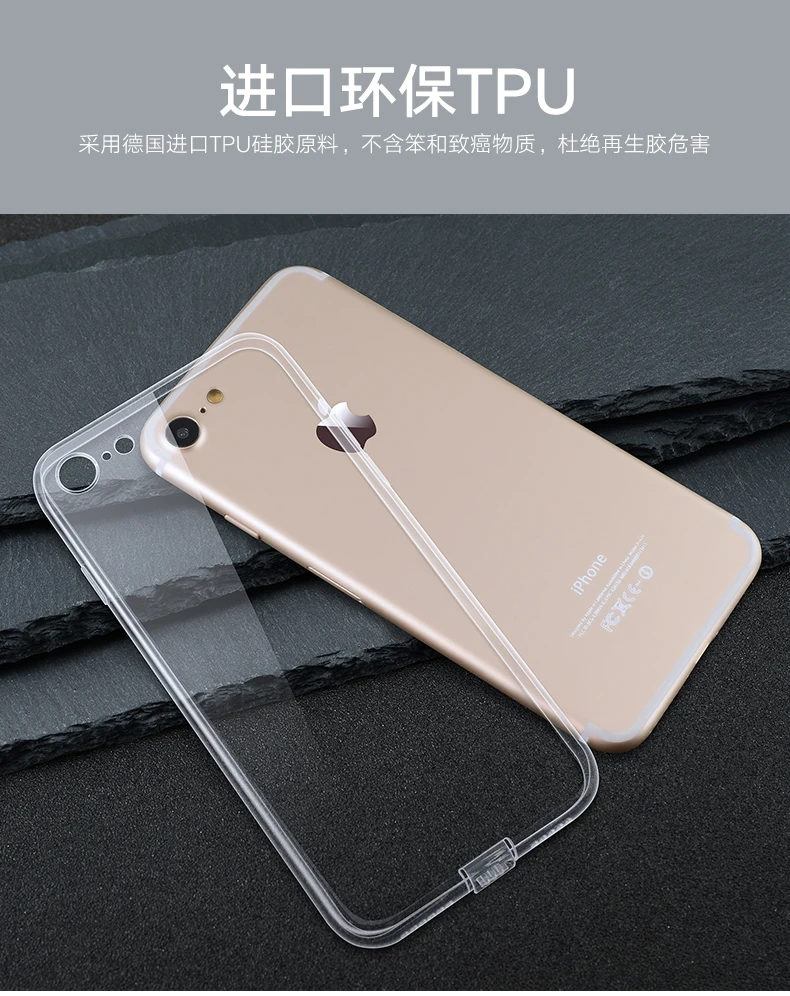 Пылезащитная заглушка прозрачные силиконовые чехлы для iPhone 6 6s 7 8 Plus X XR XS Max мягкий чехол на заднюю панель телефона iPhone6 iPhone7 iPhone8 iphoneexr