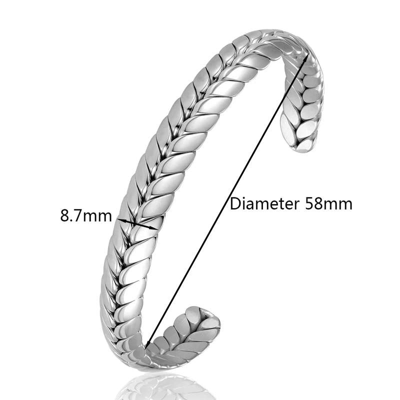 Классический дизайн пшеничный узор высокое качество женский браслет из