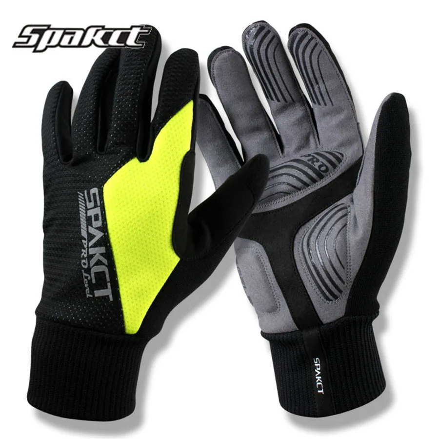 SPAKCT Зимние перчатки для велоспорта женские и мужские езды на велосипеде гоночные