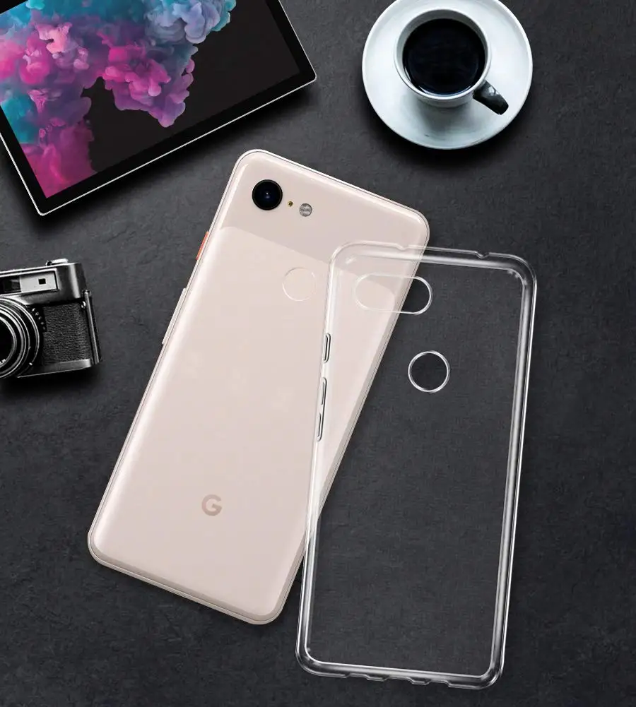 Google Pixel 3A XL чехол для телефона TPU Тонкий Прозрачный ударопрочный силиконовый