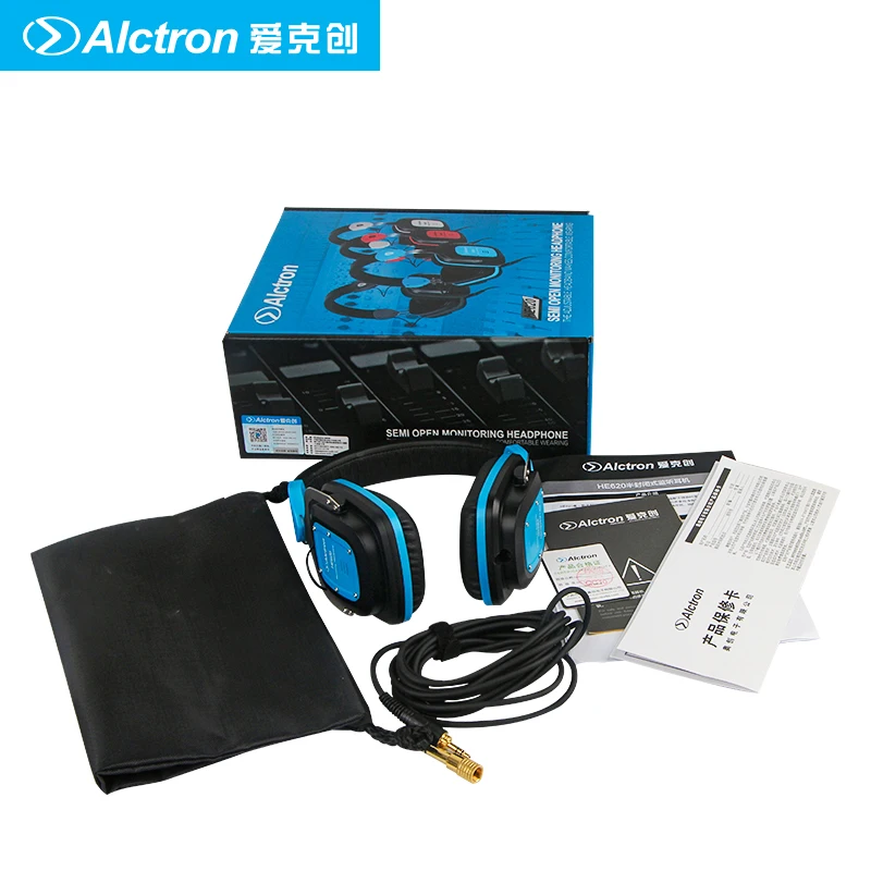 Alctron HE620 полуоткрытые наушники для мониторинга, которые регулируют головную повязку для студийной записи/сценического представления