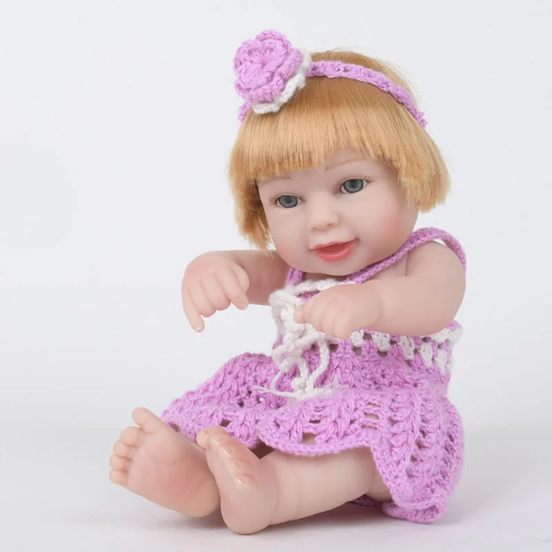 LEOOFU 28 см 11 дюймов reborn baby doll Детские Силиконовые куклы Моделирование Мягкие полный