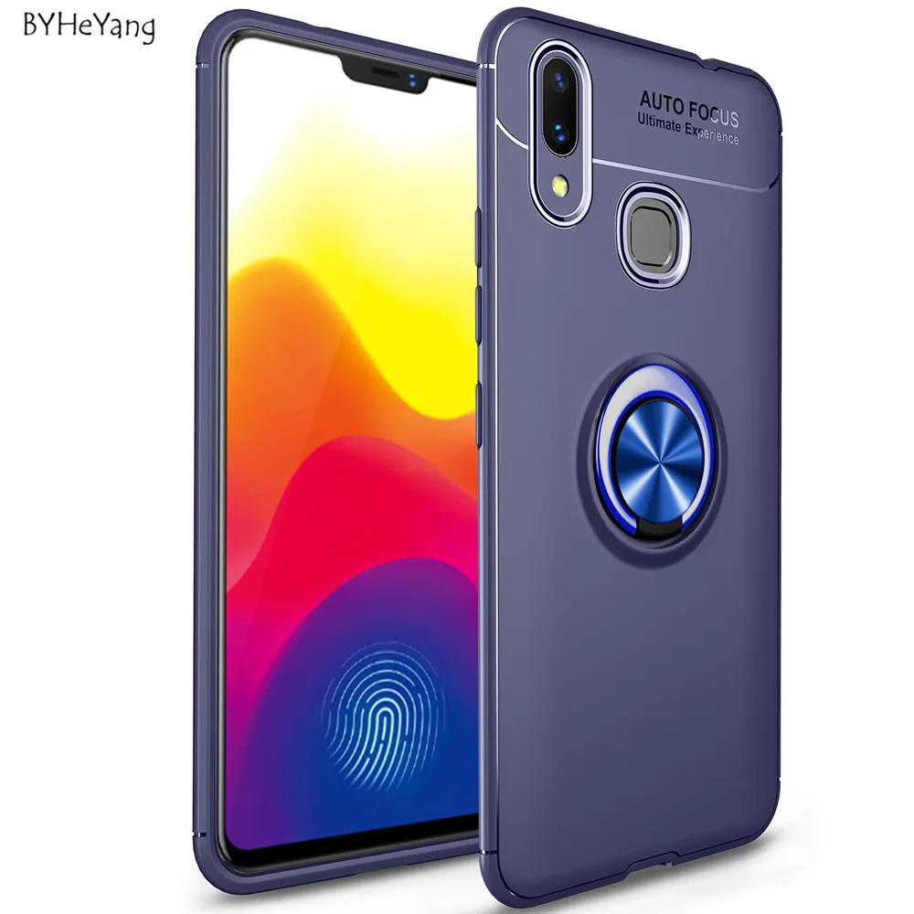 For Huawei Nova 3 Case for Fundas Car Holder Stand Magnetic Bracket Finger Ring TPU Cover |