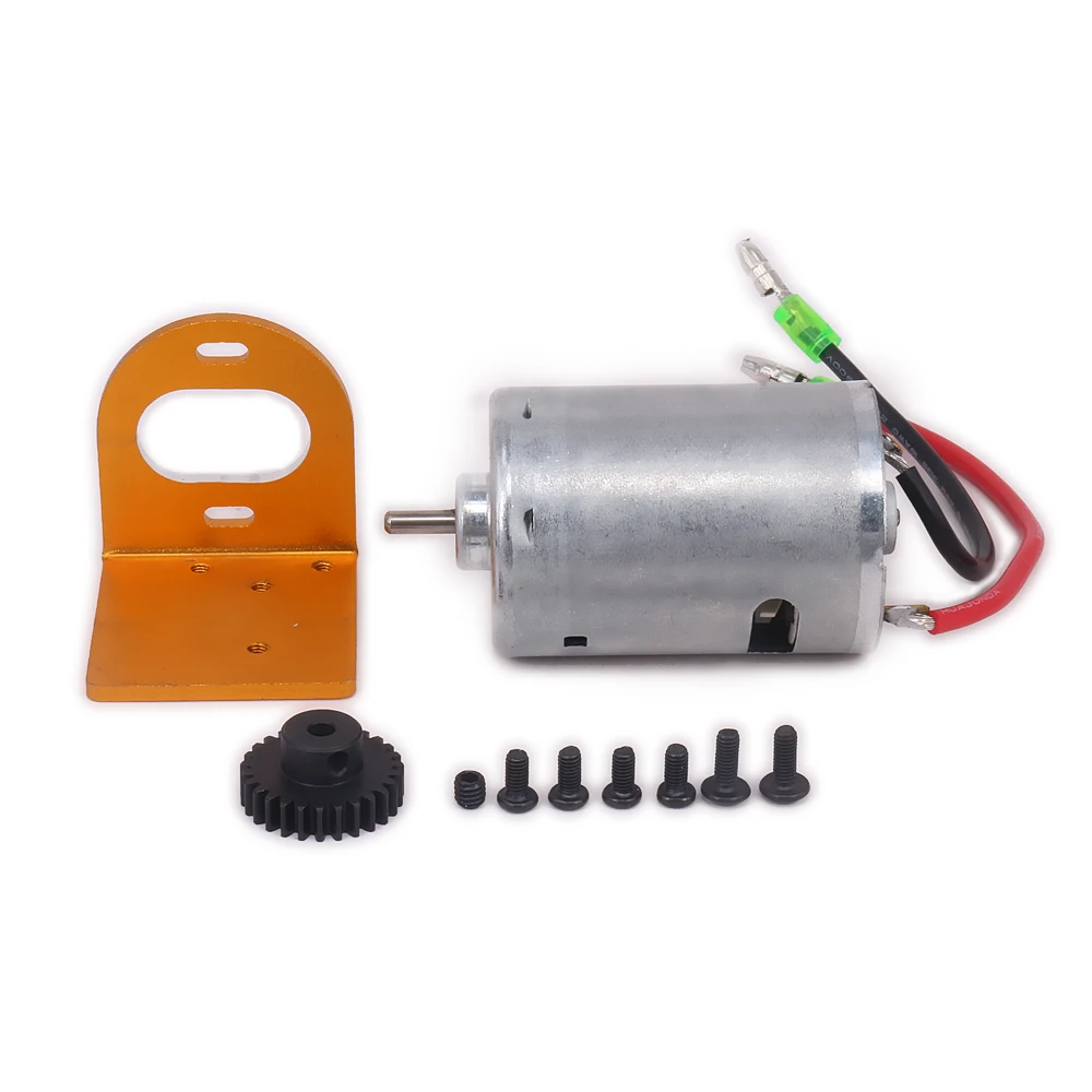 Количество двигателя + 540 мотор Электрический двигатель металл шестерня 27T Rc