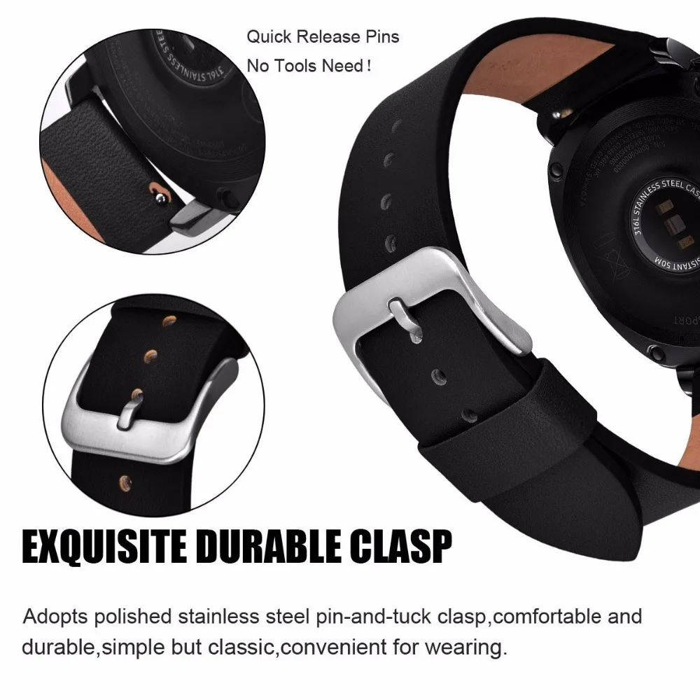 V moro 2018 новый спортивный браслет для samsung gear спортивные браслеты из мягкой кожи SM