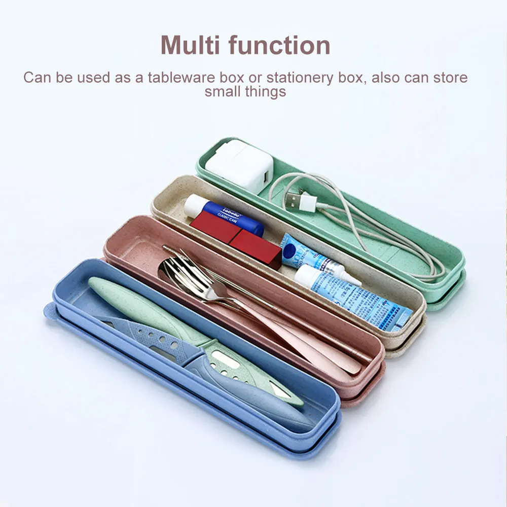 Hoomall 1 шт. Многофункциональный походный портативный чехол из нержавеющей стали