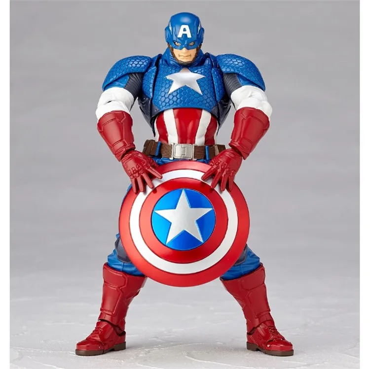 Marvel Мстители 3 Бесконечная война комиксы Капитан Америка фигурка ПВХ Коллекция