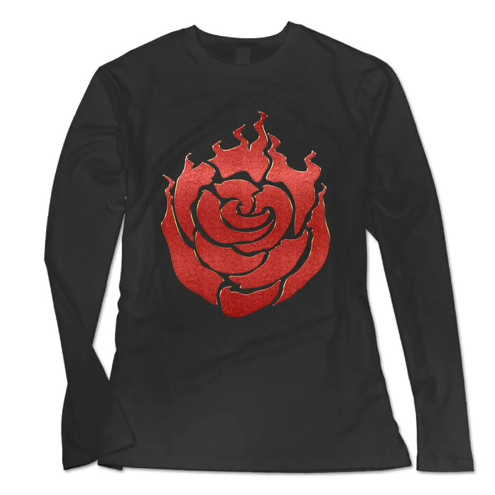 Женская футболка с длинным рукавом SAMCUSTOM Повседневная 3D принтом в виде красной