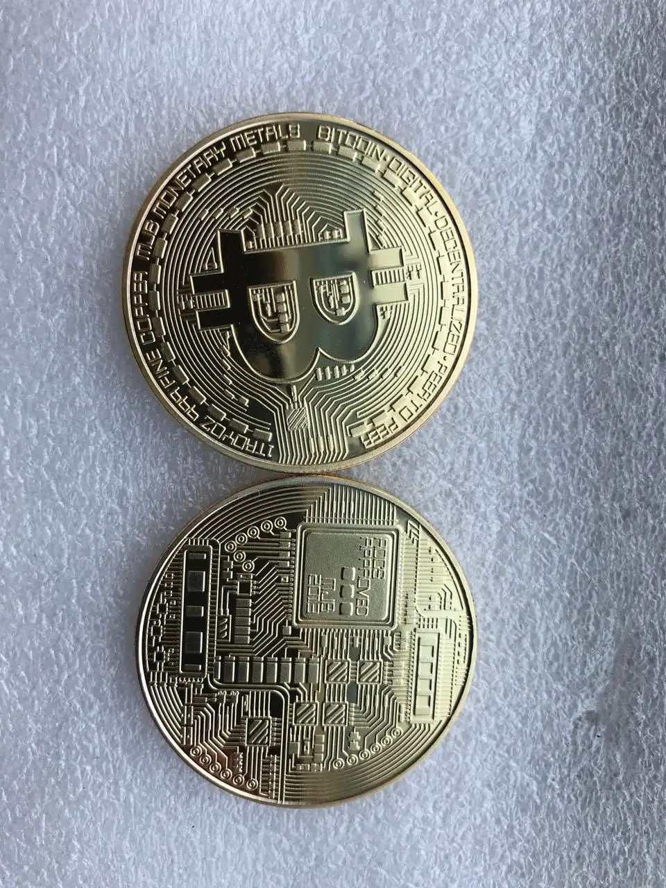 Позолоченная монета Биткоин Коллекционная художественная коллекция подарок физический памятный Casascius бит BTC Металл антикварная имитация