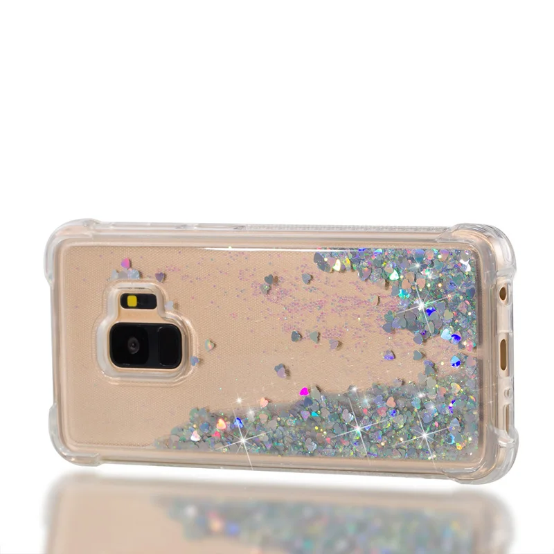 

Antiknock Glitter Quicksand Soft TPU Silicone Phone Case Cover Shell Coque for Samsung Galaxy S5 S6 S7 Edge S8 S9 Plus Note 8