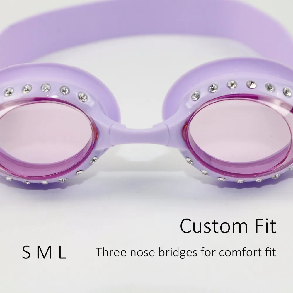 Антизапотевающие солнцезащитные очки для плавания детей регулируемые