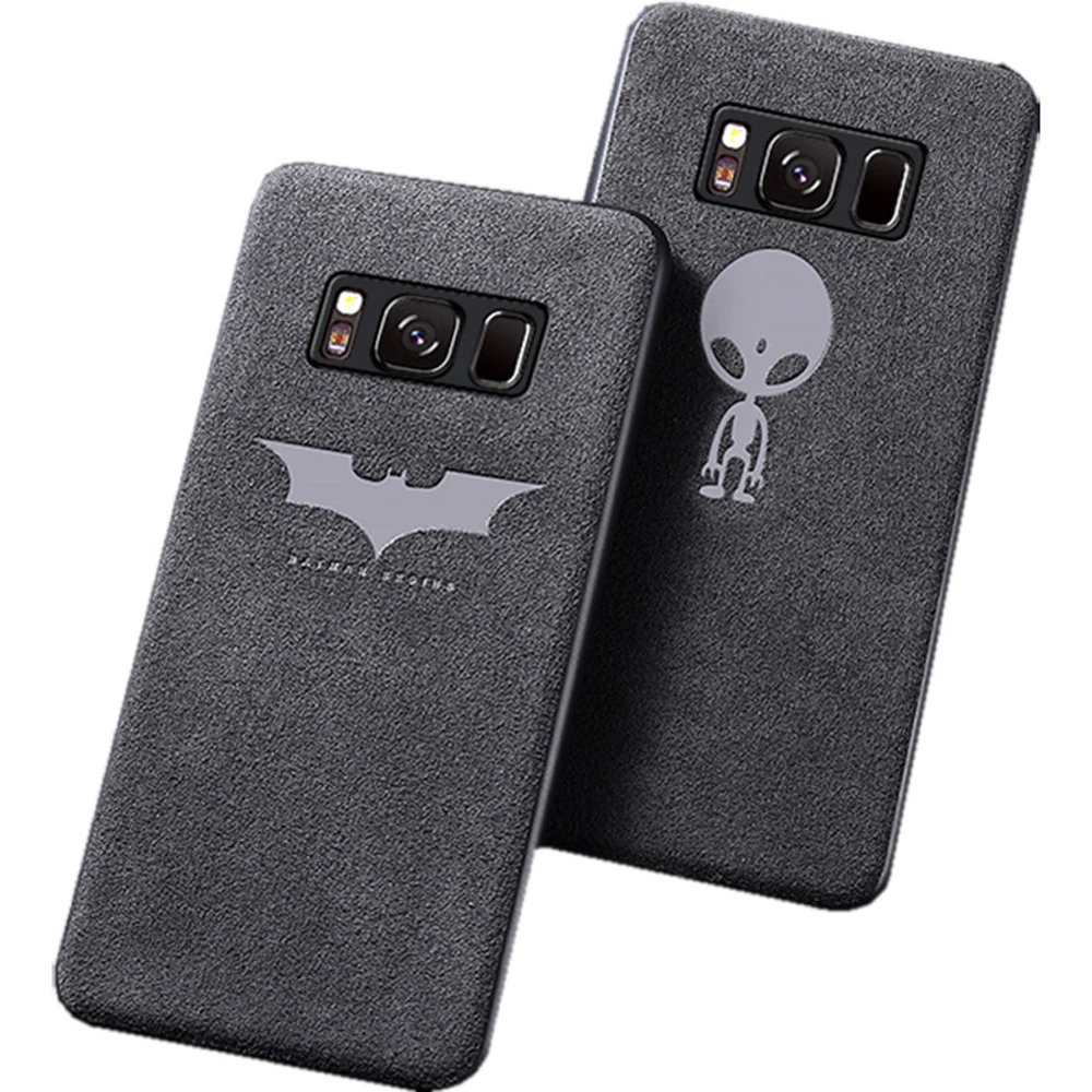 Eqvvol Luxury Alcantara Fur Phone Case For Samsung S9 S8 Plus Note 8 9 Car Leather Cover Galaxy S7 Edge Ultra thin Cases |