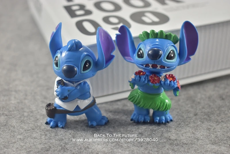 Фигурка героя из мультфильма Disney Лило и Ститч 8 шт./компл. 6 см|Игровые фигурки