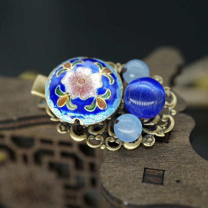 Женская заколка для волос разноцветная металлическая | Украшения и аксессуары