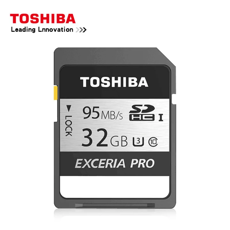Карта памяти Toshiba высокоскоростная карта SD 32 ГБ/64 Гб/128 ГБ камера 4K SDXC U3 цифровая