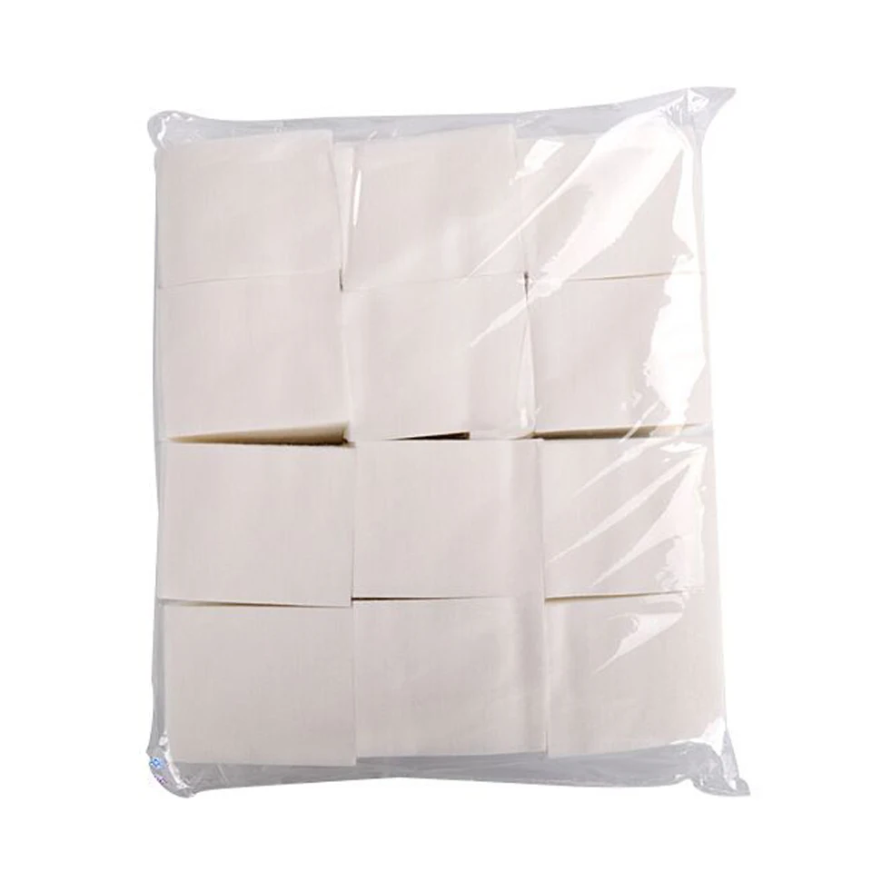 

High Quality 1200pcs Disposable Makeup Tissue Clean Wipe Swap Cotton Paper Pads Nail Polish Cosmetic Remover Facial Skin Care