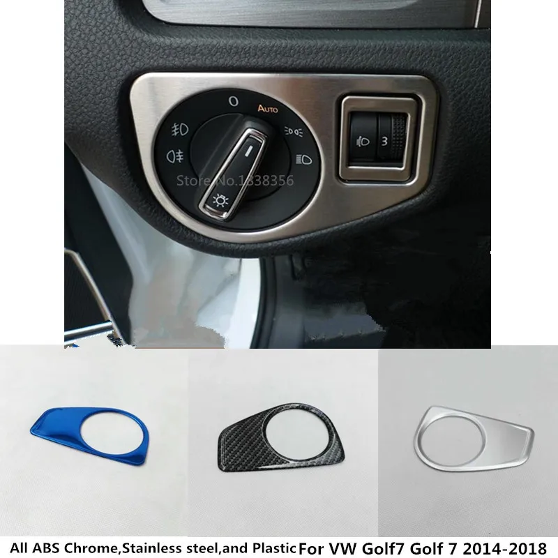 Для VW Golf7 Golf 7 2014 2015 2016 2017 2018 детектор автомобиля Стайлинг крышка передняя головка