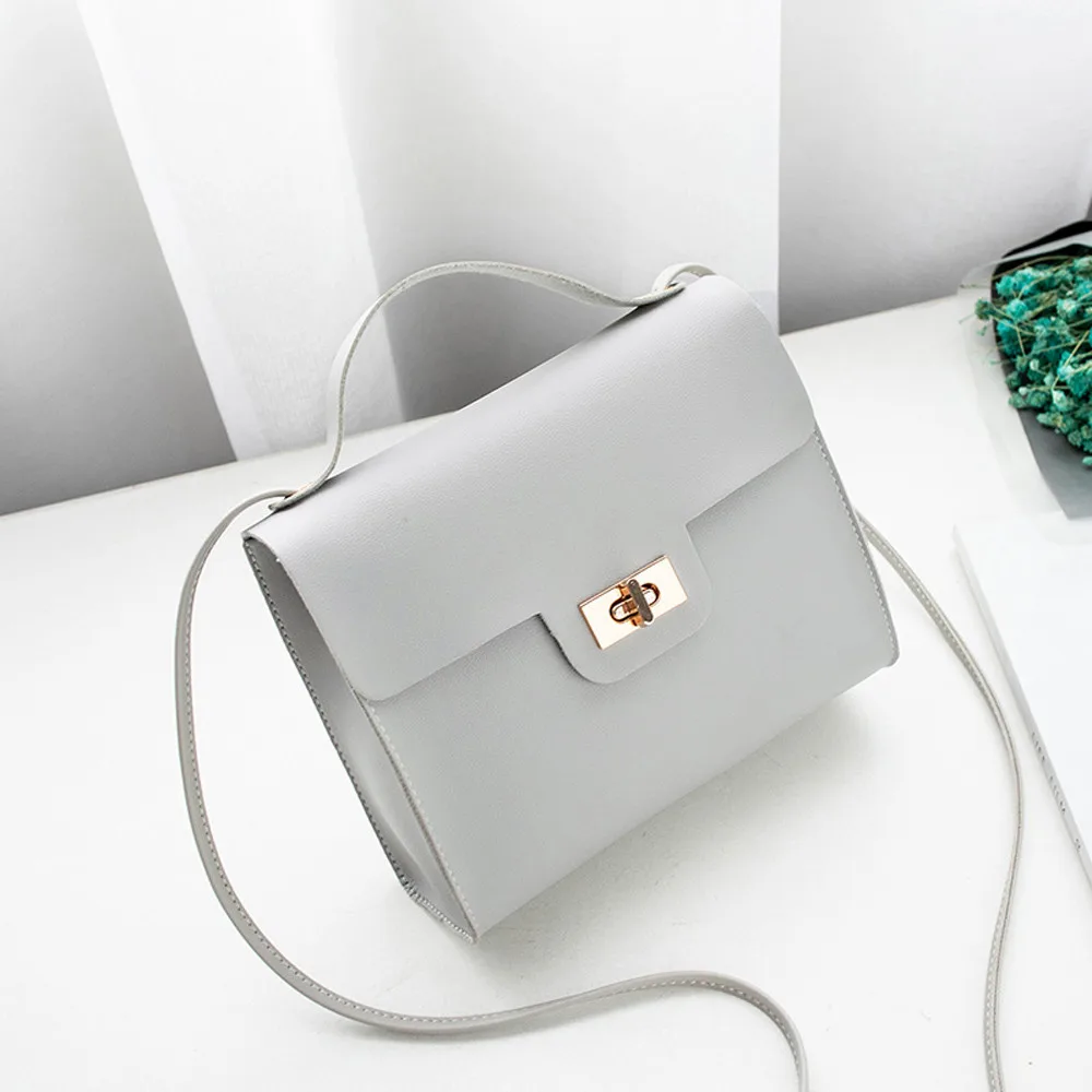 Женская сумка на одно плечо для телефона с поворотным замком тоут через застежка