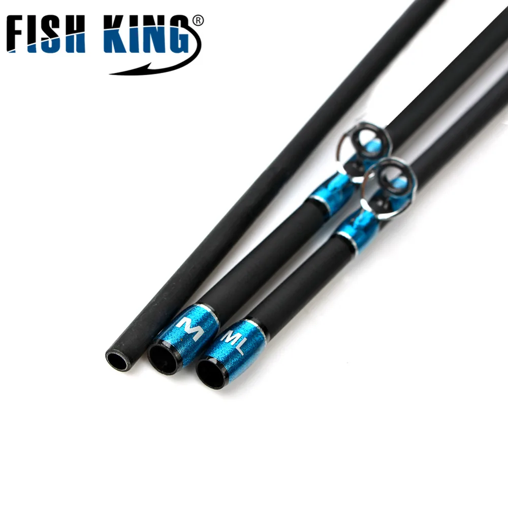 FISH KING карбоновая удочка для заброса приманки 2 1 м жесткая секционная m ML|baitcasting