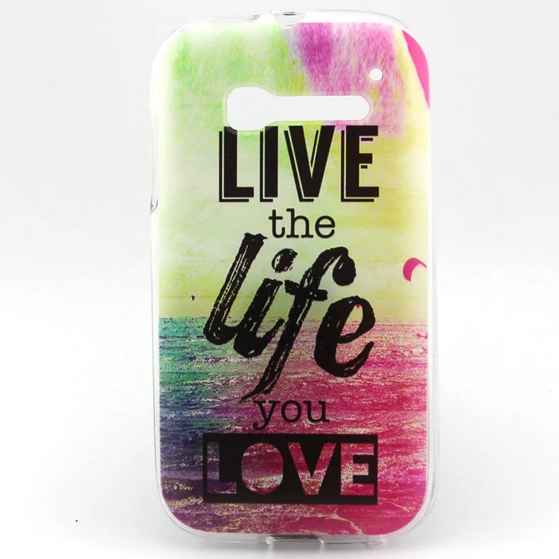 Милые животные Цветы Красивые пейзажи ТПУ Мягкий Чехол Для Alcatel One Touch OT ПОП C5 5036