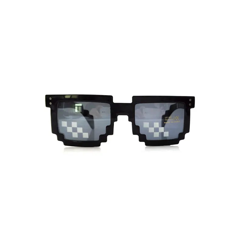 Очки Pixel Deal with It солнцезащитные очки для женщин и мужчин Oculos de Sol Masculinos Femininos 100% Anti